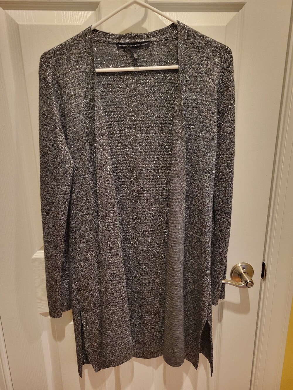 WHBM Metallic Cardigan/Duster. Size M